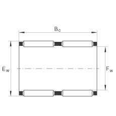 滾針及保持架組件 K42X47X30-ZW, 根據 DIN 5405-1/ ISO 3030 標準，雙列